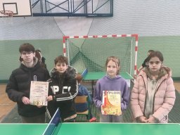 Sukces naszych uczniów w tenisie stołowym